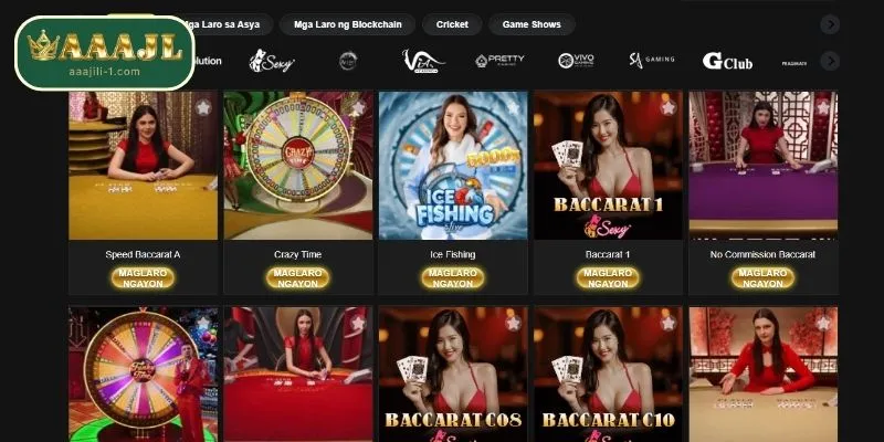 Live Casino ng AAAJILI ang nagbibigay ng tunay na saya