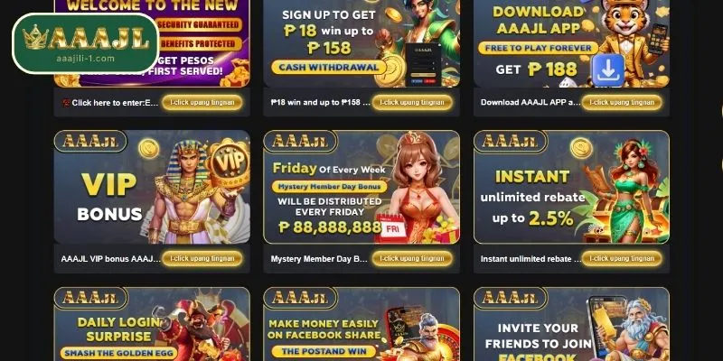 Mga Promosyon AAAJILI para sa mga Pinoy players